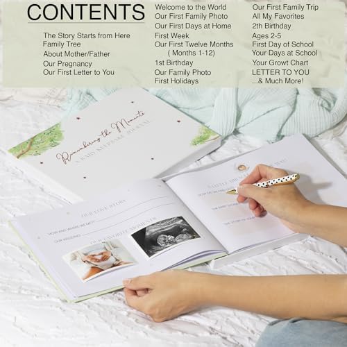 Gender-Neutral Memory Book, A Baby Keepsake Journa... - Image 5