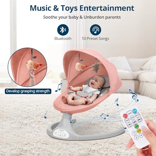Bioby Baby Swing for Infants with 5 Natural Sway S... - Image 5