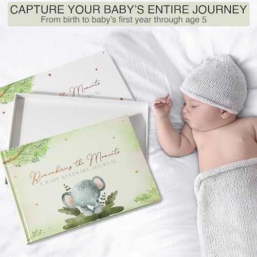 Gender-Neutral Memory Book, A Baby Keepsake Journa... - Image 6
