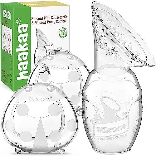 haakaa Manual Breast Pump Collector 4oz/100ml and ... - Image 2
