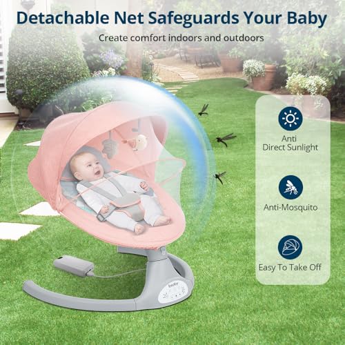 Bioby Baby Swing for Infants with 5 Natural Sway S... - Image 9