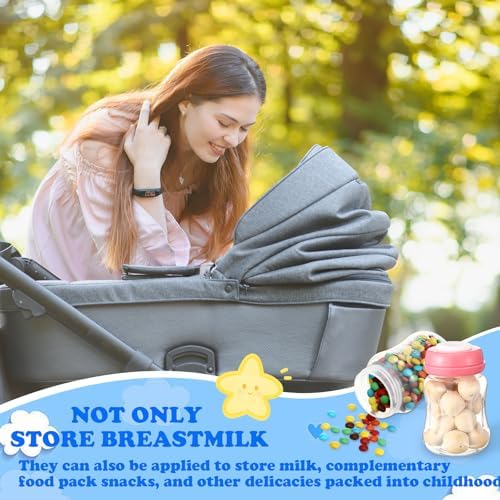 12 Pack Breast Milk Storage Bottles 6oz 180ml with... - Image 7