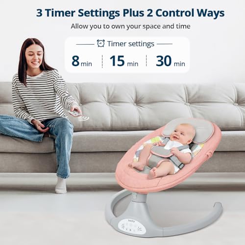 Bioby Baby Swing for Infants with 5 Natural Sway S... - Image 6