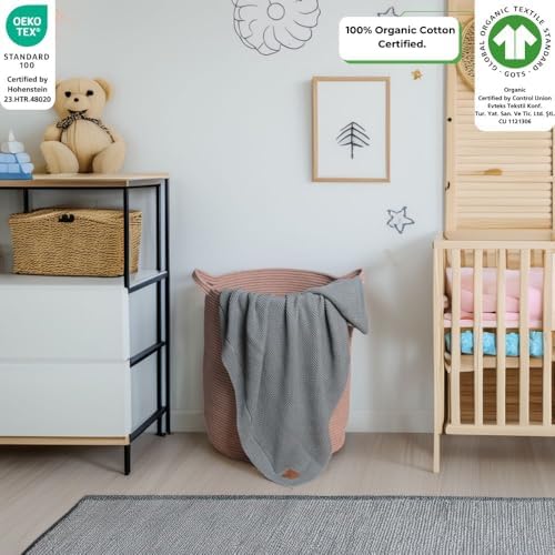 100% Organic Cotton GOTS Certified Baby Knitted Bl... - Image 4