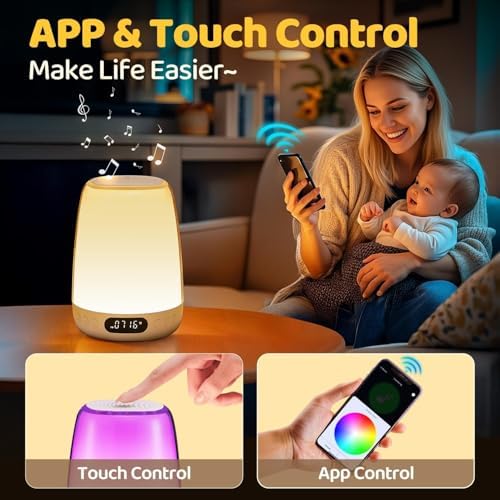 One Fire Sound Machine Baby Night Light for Kids, ... - Image 7