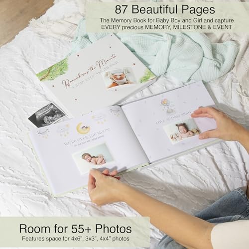 Gender-Neutral Memory Book, A Baby Keepsake Journa... - Image 3